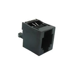 1 pcs : SS-90000-005 - Modular Connectors / Ethernet Connectors RJ45 jack, vertical 6P4C, unshielded