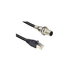 1 pcs : MSAS-08PMMJ-SF8CA5 - Ethernet Cables / Networking Cables M12 A Code receptacle shielded to RJ45 8P MM M16, PU L-0.5M