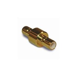1 pcs : 142244 - RF Adapters - In Series SMB JACK TO JACK ADAPTER GOLD