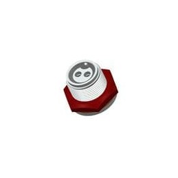 1 pcs : ABB-02PMFS-SC7001 - Circular Metric Connectors STD STAMP PIN, PNL SCREW 2PIN M CONN
