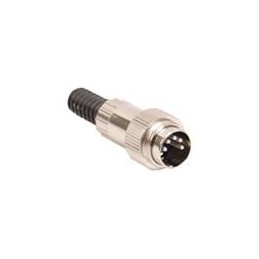 1 pcs : SD-80LP - Circular DIN Connectors DIN, 8P plug, straight, cable mount, locking