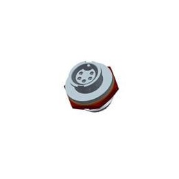 1 pcs : ABD-05RMFS-LC7001 - Circular Metric Connectors STD STAMP PIN, PNL LOCK 5PIN M CONN