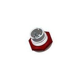 1 pcs : ABD-06PMMS-LC7001 - Circular Metric Connectors STD STAMP PIN, PNL LOCK 6PIN M CONN