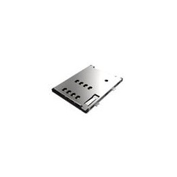 1 pcs : SIM4065-8-1-15-00-A - Memory Card Connectors SIM Card Connector - Push-Push Type8 Pin, SMT with Card Detect, 1.60mm Prof