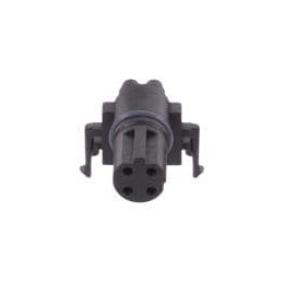 1 pcs : M12D-04PFFR-EE0001 - Circular Metric Connectors M12 D code 90 DIP, Plastic, F conn F pin, 4P
