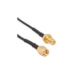 1 pcs : 095-902-537-006 - RF Cable Assemblies RF Cable Assembly RP Inch Length 50 Ohms