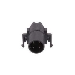 1 pcs : M12D-04PMMR-EE0001 - Circular Metric Connectors M12 D code 90 DIP, Plastic, M conn M pin, 4P