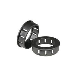 1 pcs : 22MP08110W - Grommets & Bushings Snap Bushing, .812 Hole, .625 ID, .406 Thick, White, HS Nylon, .125 Panel, .890 OD