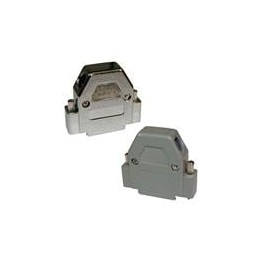 1 pcs : 993-025-010R031 - D-Sub Backshells 25P Ecn 45 deg entry plastic shell grey