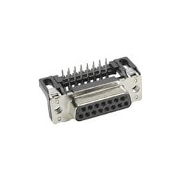 1 pcs : 09662127601 - D-Sub Standard Connectors DSUB SV FEM SSDP ANG73-254 15P