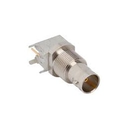 1 pcs : 031-70352 - RF Connectors / Coaxial Connectors BNC Right Angle PCB Jack SMT