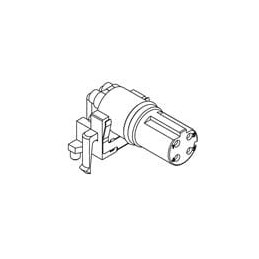 1 pcs : MSDS-04PFFR-EE0001 - Circular Metric Connectors M12 D code 90 DIP, Shielded, F conn F pin, 4P