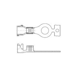 1 pcs : 19085-0009 - Terminals METAL STRIP STEEL VI BRAKRIMP (RZ-S-4129-
