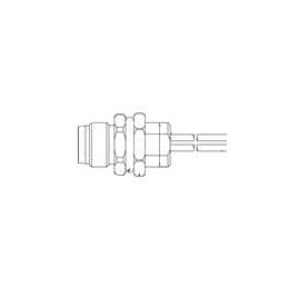 1 pcs : CDM808-03A-MW-R805-050-67 - Circular Metric Connectors 3 Pins Panel Mount Wire Rear M8 x 0.5 ACoding Screw Copper Alloy 