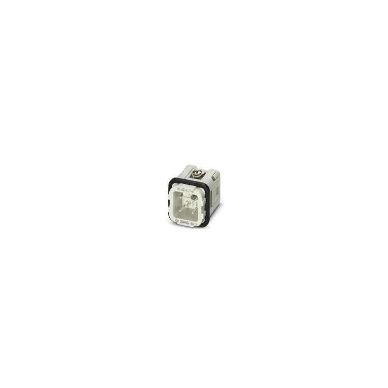 1 pcs : 1585210 - Heavy Duty Power Connectors HC-A03-I-UT-M 3P MALE SCRW CNCT