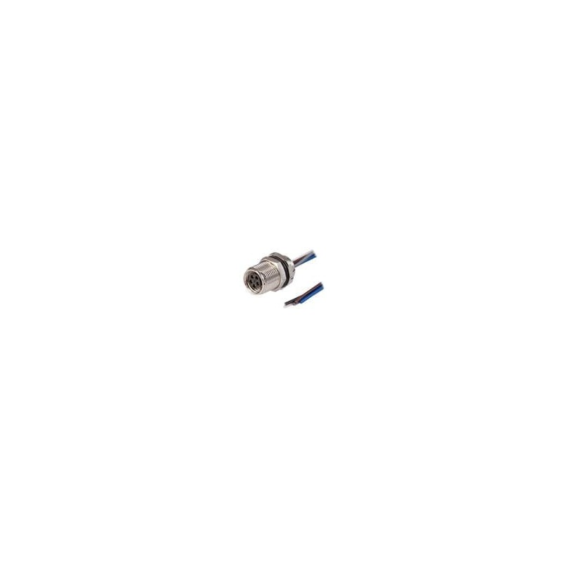 1 pcs : CDM809-03A-FW-F010-050-67 - Circular Metric Connectors 3 Pins Panel Mount Wire Front M10 x 0.75 ACoding Screw Copper All