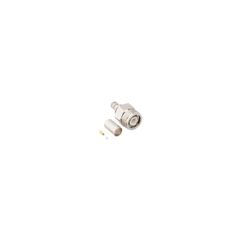 1 pcs : 031-6825 - RF Connectors / Coaxial Connectors TNC Strt Crimp Plug for LMR-240, 50 Ohm