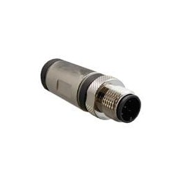 1 pcs : SS-12000-018 - Circular Metric Connectors M12 A-Code Male Plug 5 Contacts