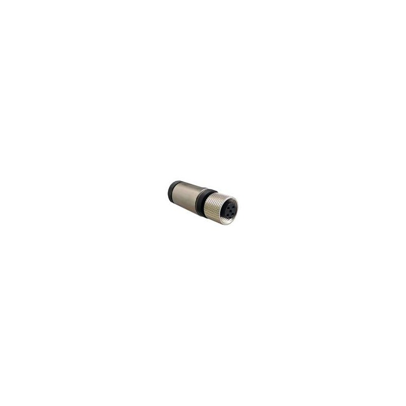 1 pcs : SS-12000-020 - Circular Metric Connectors M12 A-Code Female Plug 5 Contacts