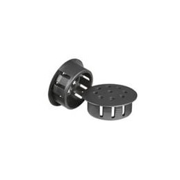1 pcs : 62MP1000V - Conduit Fittings & Accessories Vent Plug, Snap In, 1.000 in Hole, .125 Max Panel, Black,HS Nylon,.453 Thick,