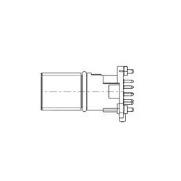 1 pcs : M12A-12PMMP-EE0001 - Circular Metric Connectors M12 A, 12P, NONE, RECEPTACLE, M, M, PCB S