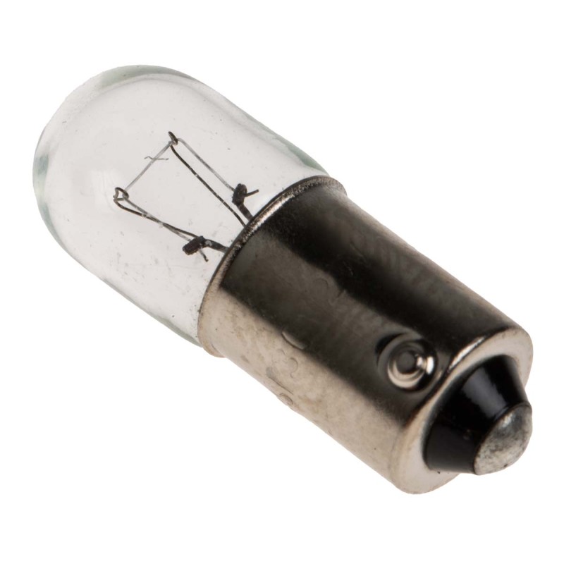 1 Pack of 10 - RS PRO BA9s Indicator Light, Clear, 30 V, 67 mA, 10000h