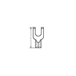 1 pcs : 19117-0016 - Terminals FLANGED SPADE KRIMPT (A-115-06)