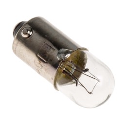 1 Pack of 10 - RS PRO BA9s Indicator Light, Clear, 30 V, 66 mA, 5000h