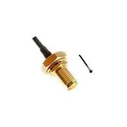 1 pcs : CAB.A02 - RF Cable Assemblies CAB.A02 IPEX III to SMA(F) BKST 0.81 96.4mm