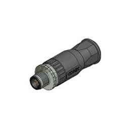 1 pcs : 43-00102 - Circular Metric Connectors 5P M12 PLUG AXIAL FIELD ATTACH