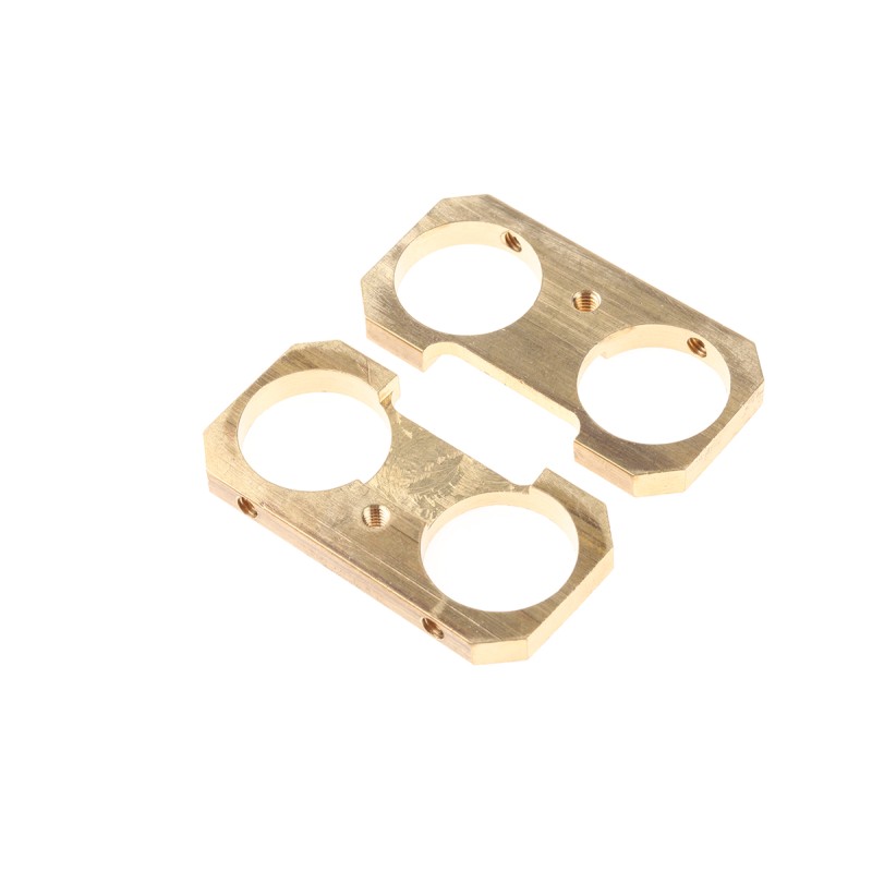 1 Pack of 2 - WISKA Brass Earthing Clamp for Use with Combi 308 Junction Box