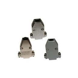 1 pcs : 979-025-010R031 - D-Sub Backshells 25P Tp entry grommet PLASTIC SHELL GRAY