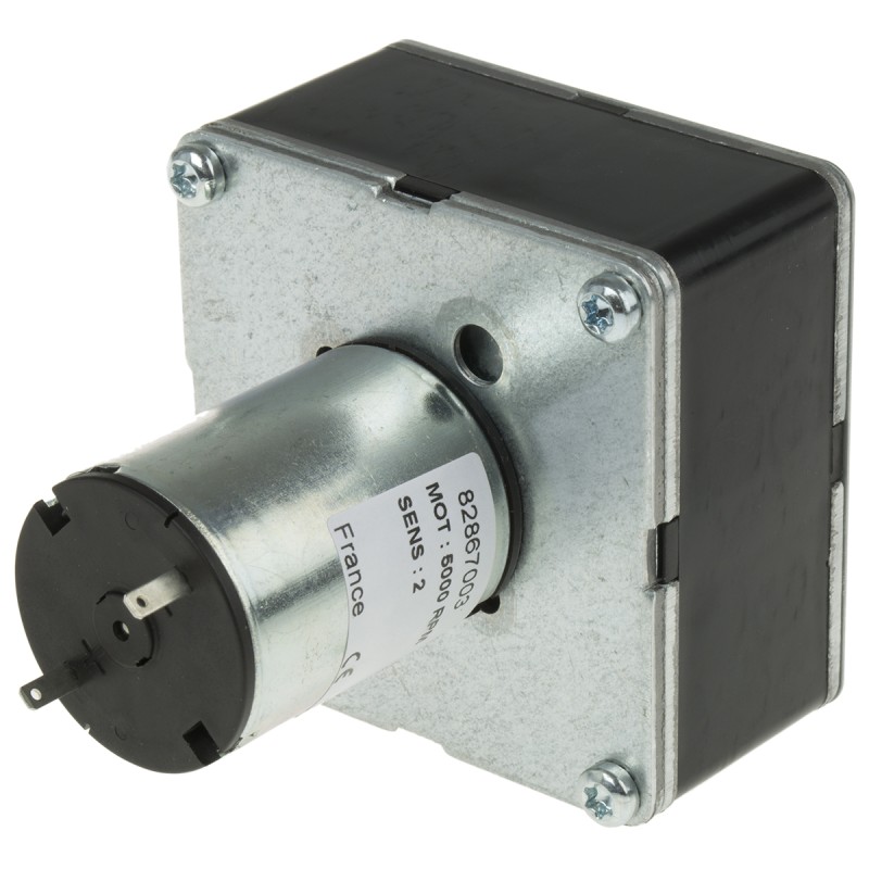 1 pcs - Crouzet Brushed Geared DC Geared Motor, 3 W, 12 V dc, 5 Nm, 103 rpm, 8mm Shaft Diameter