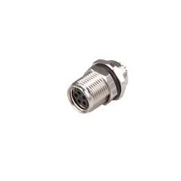 1 pcs : CDM813-06A-FT-F010-67 - Circular Metric Connectors 6 Pins Panel Mount Crimped Pc Pins Front M10 x 0.75 ACoding Screw Cop