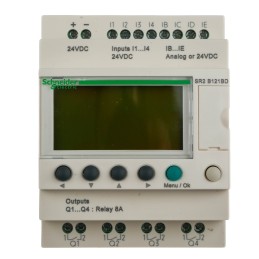 1 pcs - Schneider Electric Zelio Logic Series Logic Module, 24 V dc Supply, Relay Output, 8-Input, Analogue, Discrete Input