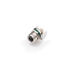 1 pcs : M8S-03PFFR-SF8001 - Circular Metric Connectors M8 PANEL 90 PCB CONN 3PIN F CONN F PIN