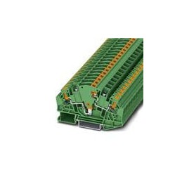 1 pcs : 1350422 - DIN Rail Terminal Blocks PTVME 6/S-P GN