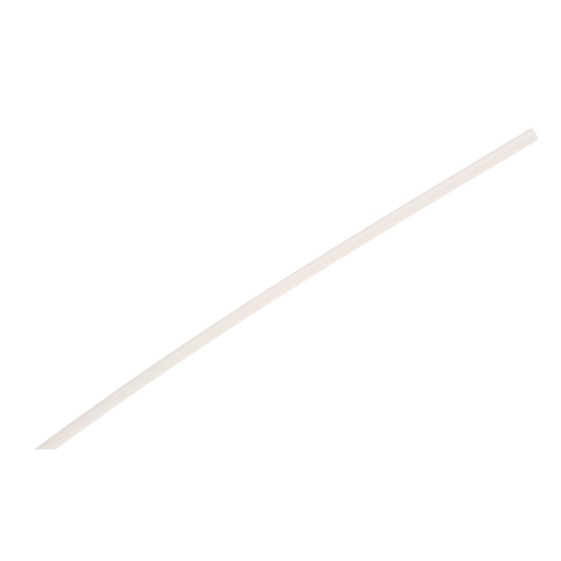 1 pcs - TE Connectivity Heat Shrink Tubing, White 1.2mm Sleeve Dia. x 1.2m Length 2:1 Ratio, RNF-100 Series