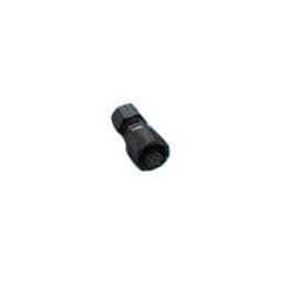 1 pcs : PWF-04BFFA-SL7001 - Circular Metric Connectors 4P SOCKET RECEPTACLE 12A STRAIGHT IP67