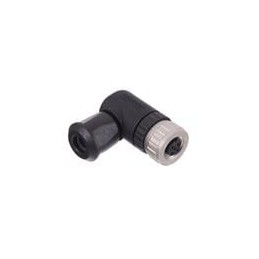 1 pcs : 43-00012 - Circular Metric Connectors FML M12X1 FIELD ANGL W/CLMP/SCRW CONCT