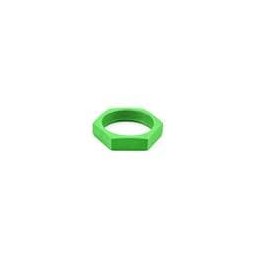 1 pcs : AHD17-PN01-GRN - Standard Circular Connector HEX NUT GREEN