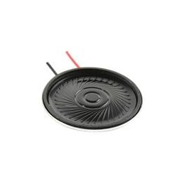 1 pcs : CMS-40558N-L152B - Speakers & Transducers speaker, 40 mm round, 5.5 mm deep, Nd-Fe-B, 0.5 W, 8 ?, 500 Hz, 152 mm leads w