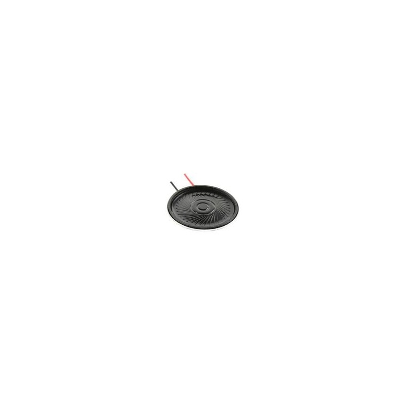 1 pcs : CMS-40558N-L152B - Speakers & Transducers speaker, 40 mm round, 5.5 mm deep, Nd-Fe-B, 0.5 W, 8 ?, 500 Hz, 152 mm leads w