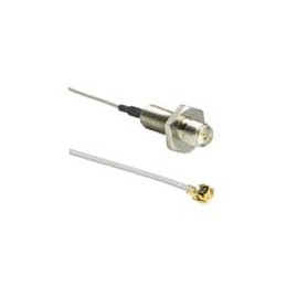 1 pcs : CSI-RSFE-200-UFFR - RF Cable Assemblies RP-SMA ExT Mnt Blkhd to U.FL w 200mm cbl