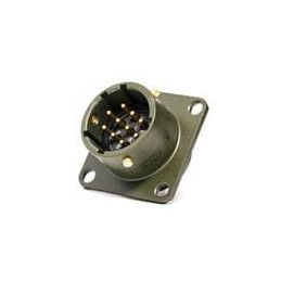 1 pcs : 62GB12E0833PN - Circular MIL Spec Connector 3P BOX MOUNT PIN RECEPTACLE SIZE 8