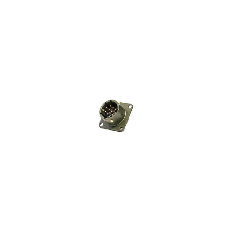 1 pcs : 62GB12E0833PN - Circular MIL Spec Connector 3P BOX MOUNT PIN RECEPTACLE SIZE 8