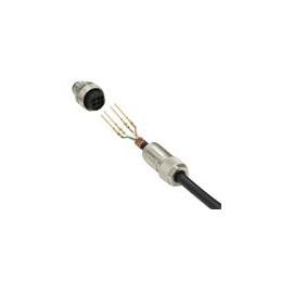 1 pcs : MSDS-04BMMC-SL7001 - Circular Metric Connectors M12 Shielded Crimp 4P M Conn M Pin Strt