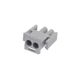 1 pcs : 1-350777-8 - Pin & Socket Connectors 02P UMNL V0 PLUG HSG GRAY