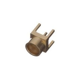 1 pcs : R222M00160 - RF Connectors / Coaxial Connectors SMP-MAX / STRAIGHT MALE RECEPTACLE FOR PCB SNAP TYPE SOLDER LEGS