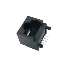 1 pcs : 942 - Modular Connectors / Ethernet Connectors RJ45 JACK COMPACT PCB MOUNT THM HORZ